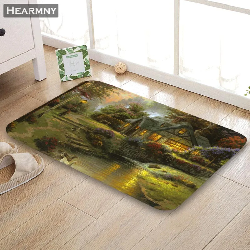 Nice Hometown Doormat Outdoor Floor Mat Home Creative Super Soft Absorbent Bathroom Door Entrance 40X60cm 50x80cm | Дом и сад