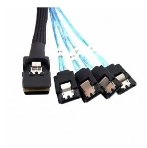 MINI SAS 4i SFF 8087 36P до 4 SATA 7Pin HDD внутренний кабель жесткого диска 1 м| |