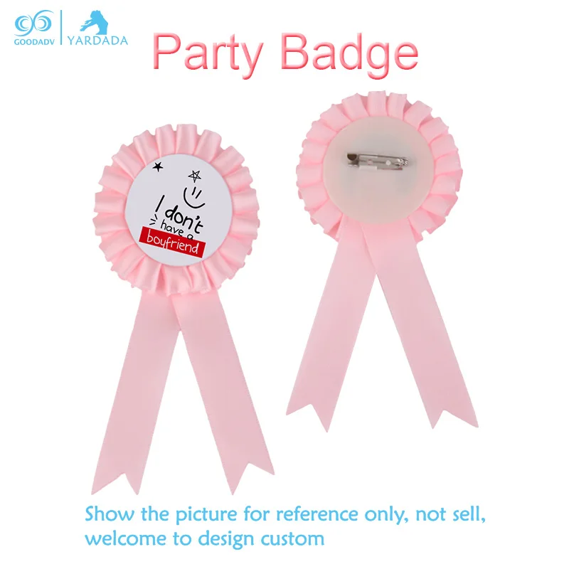 Custom design Night Bachelorette Party Wedding Decoration Bride To Be Hen Badge Boy Girls Birthday any text you want | Дом и сад