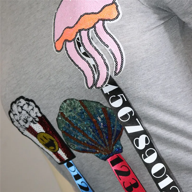 Женское платье с блестками Adogirl летнее прозрачное Сетчатое короткими рукавами и