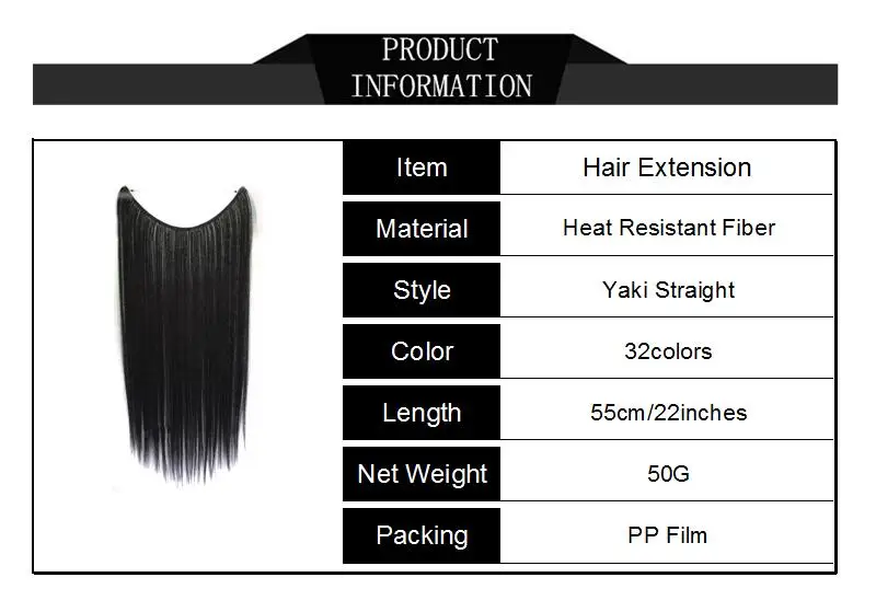 Dres Yaki прямые высокотемпературные волокна женские волосы штук 22 дюйма 1 шт./компл.