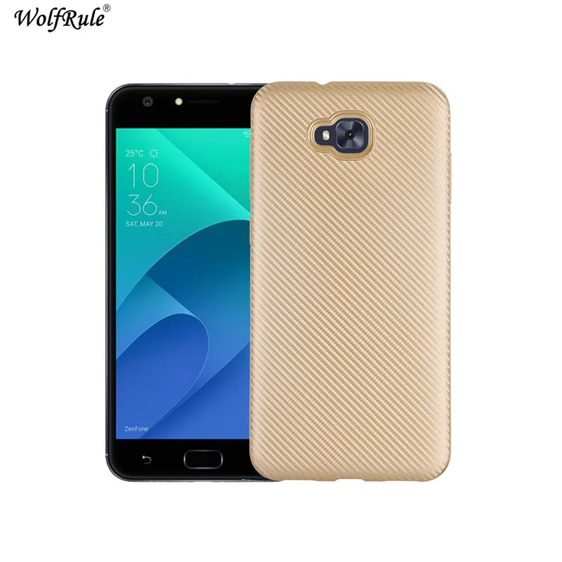 Чехол WolfRule Asus Zenfone 4 Selfie ZD553KL роскошный мягкий чехол из углеродного волокна для |