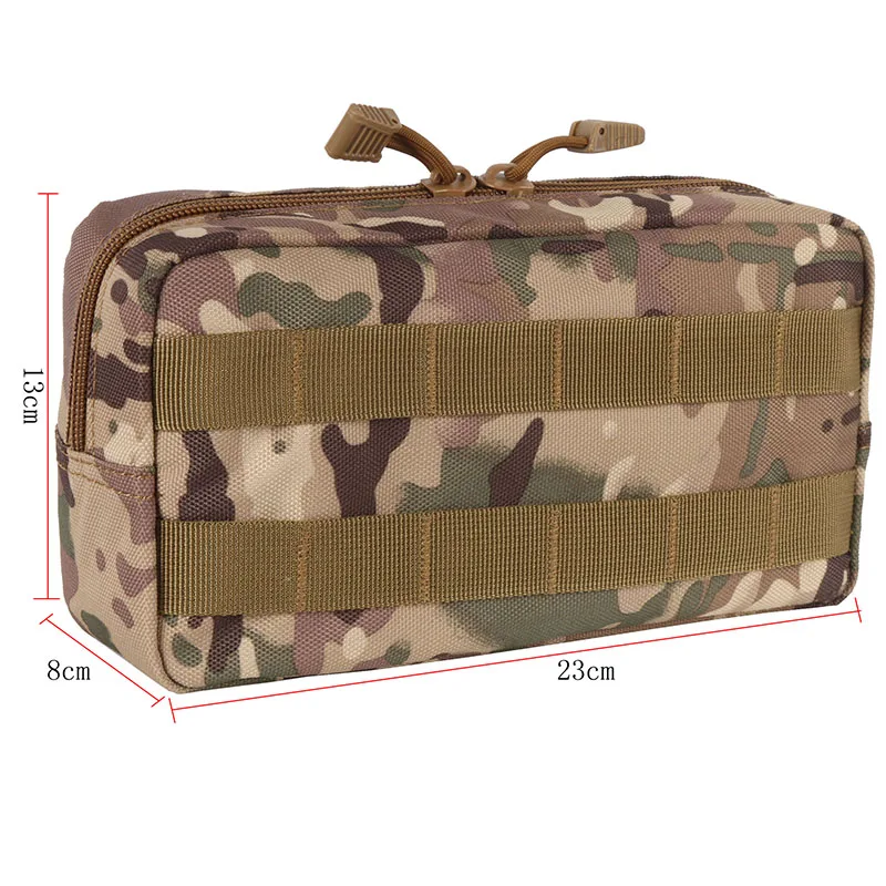 

600D Nylon Outdoor Traveling Gear Molle Pouch Military Tool Drop Bag Tactical Airsoft Vest Camera Magazine Storage Bag New