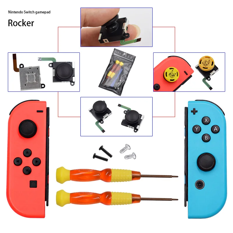 3D аналоговый джойстик для пальца палочки Сенсор замены Для Nintendo Switch Joy-Con