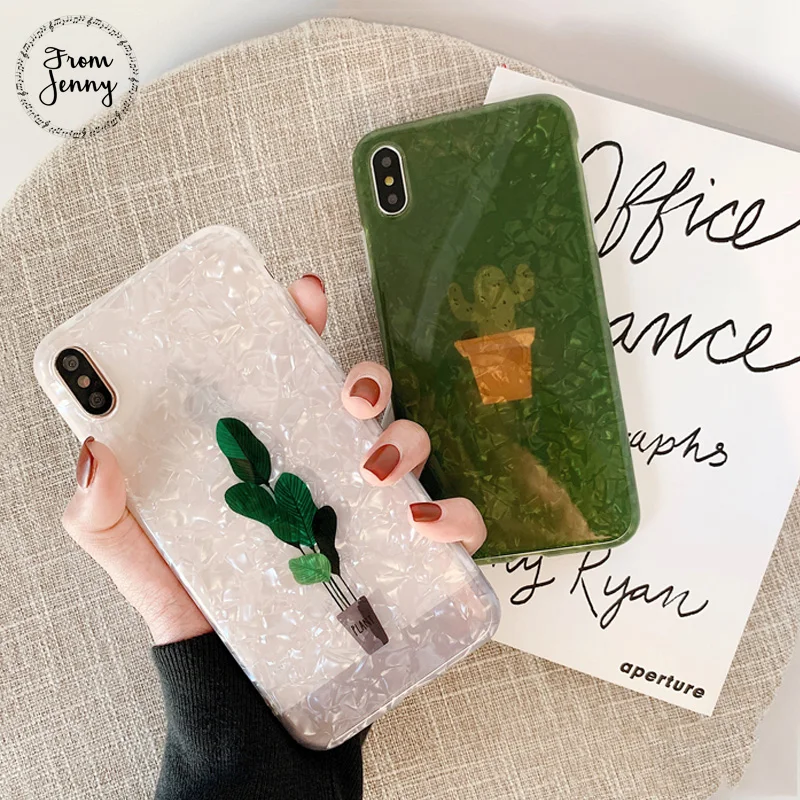 От Jenny Doodle cartoon girl для iPhone x xr xs max 6 6s 7 8 Plus кронштейн с надписью мобильный телефон