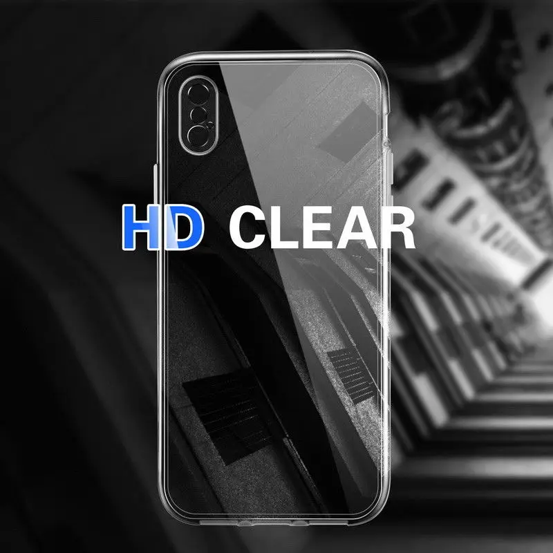 Ультратонкий Прозрачный чехол для телефона iPhone 12 11 Pro max XS Max XR X 7 8 6 6s Plus жесткий
