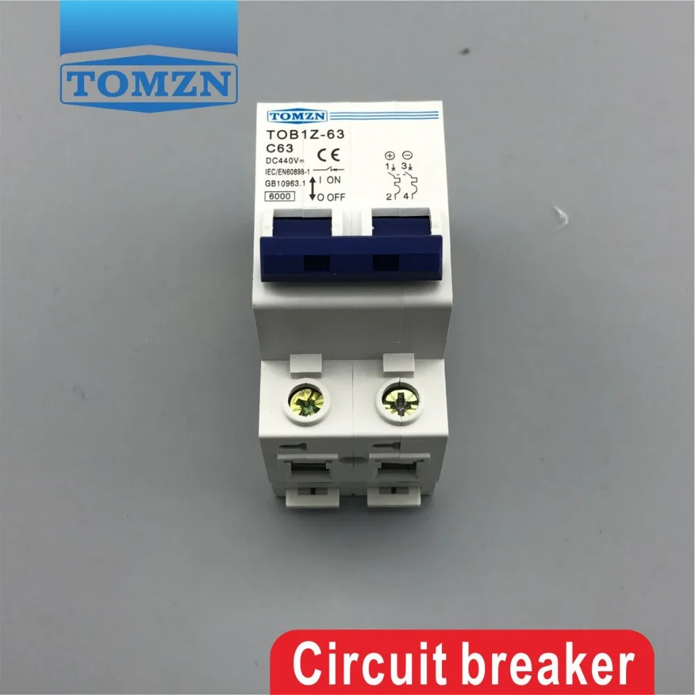 2P 63a DC 440V автоматический выключатель MCB|breaker panel|mcb circuit breakermcb type |