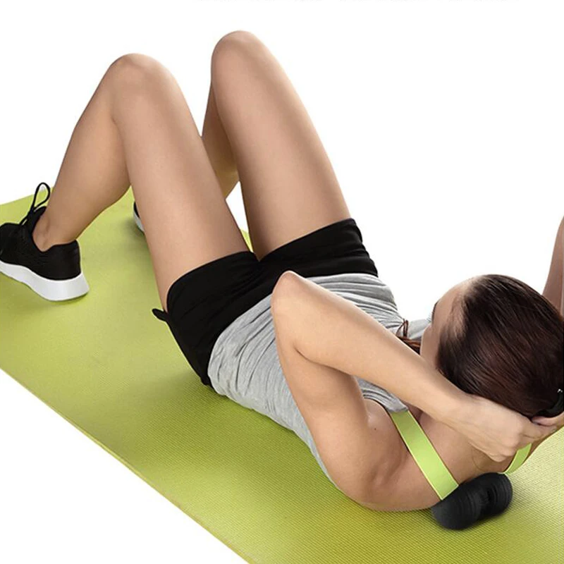 Мяч для фитнеса в форме арахиса самокат массажный ролик оборудование упражнений