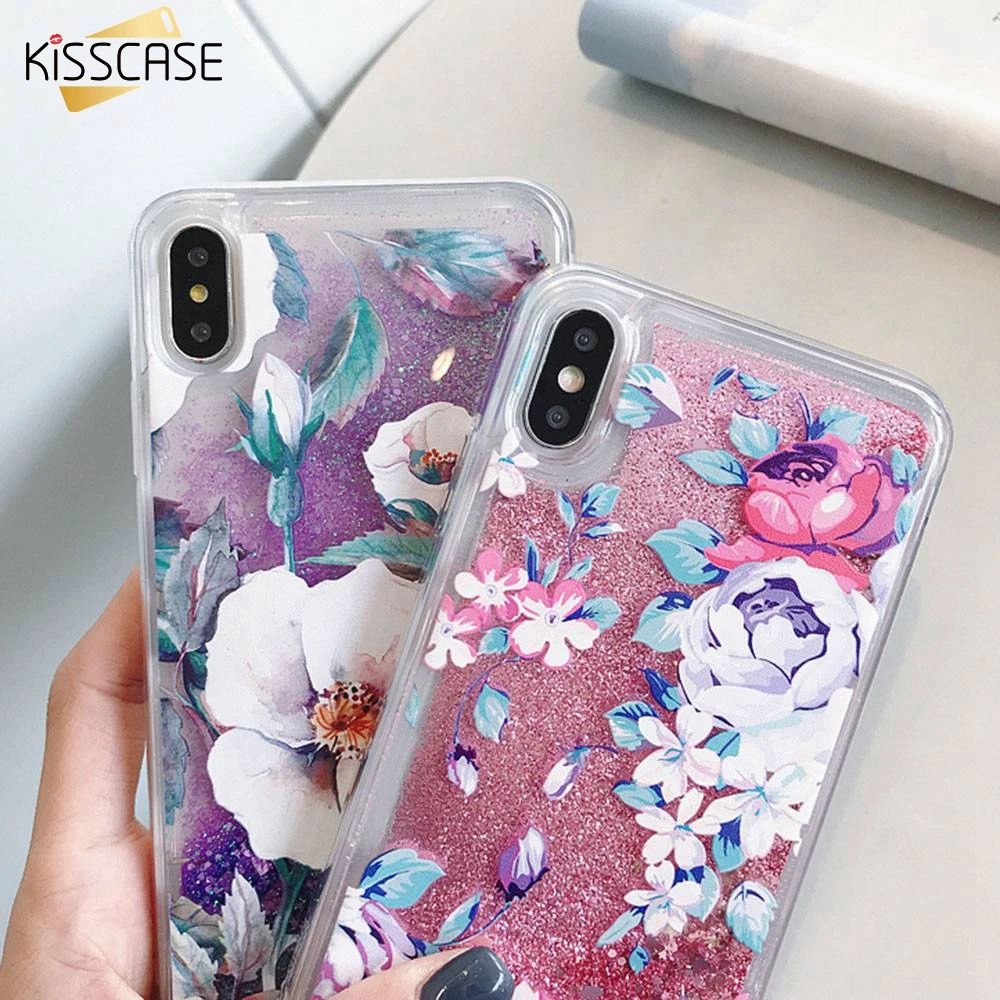Модный чехол KISSCASE с цветочным узором для Huawei P20 Lite P30 Pro прозрачные мягкие чехлы из