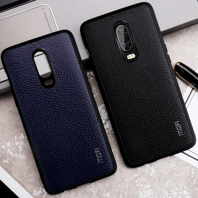 Чехол для Oneplus 6T Mofi из искусственной кожи с зернистой текстурой чехол One Plus 6 T