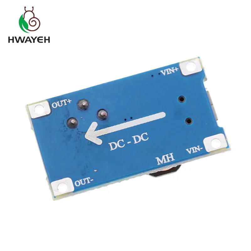 10 шт./лот MT3608 DC регулируемый Повышающий Модуль 2A Boost с MICRO USB 2в 24в до 5В 9В 12В 28В