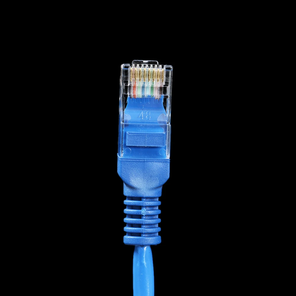 Высокоскоростной синий кабель Ethernet CAT5e RJ45 сетевой шнур LAN UTP патч для ПК ноутбука