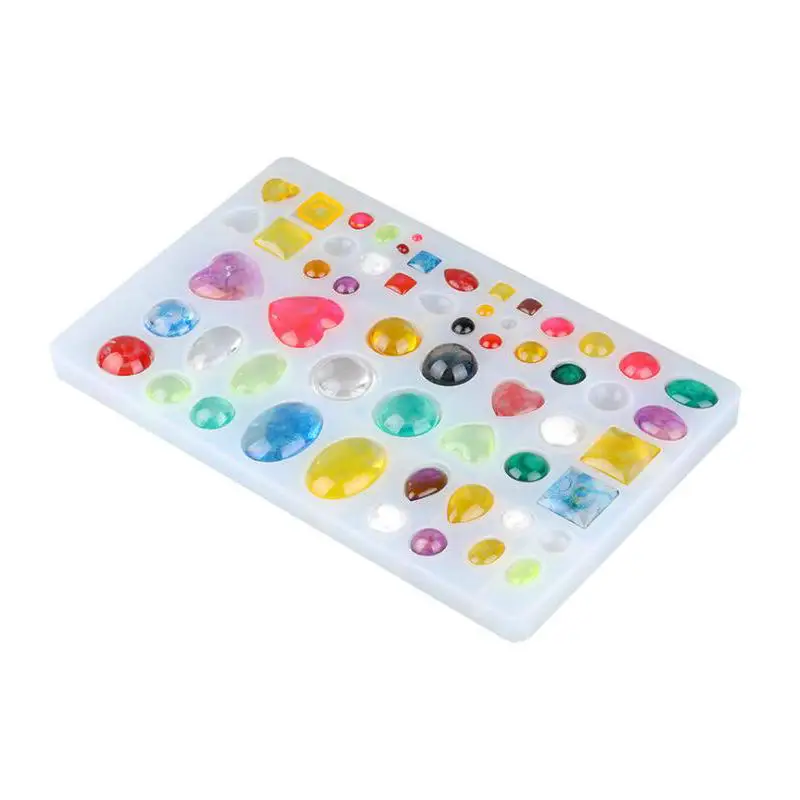 Сделай Сам УФ смола кабошоны ювелирные изделия силиконовые формы рукоделие