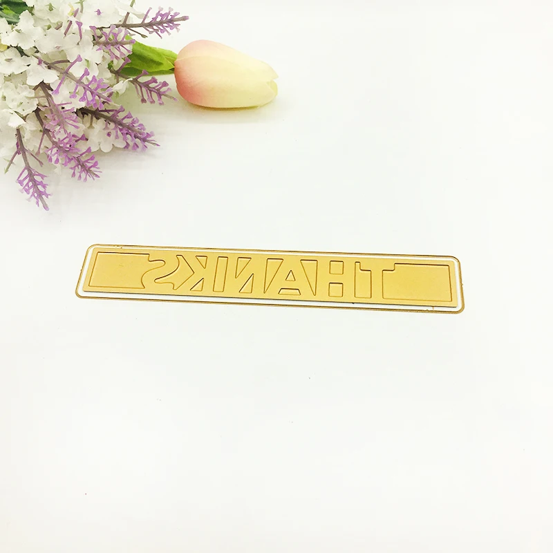 Julyarts новые слова Die Thank металлическая высечка 2019 для скрапбукинга трафареты
