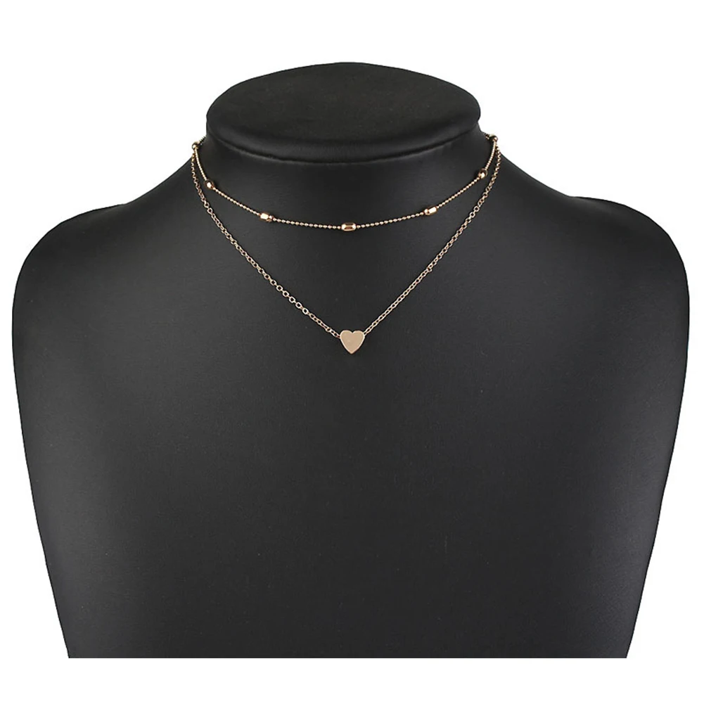 Подвеска в виде сердца универсальные подарки на день рождения Женское Ожерелье