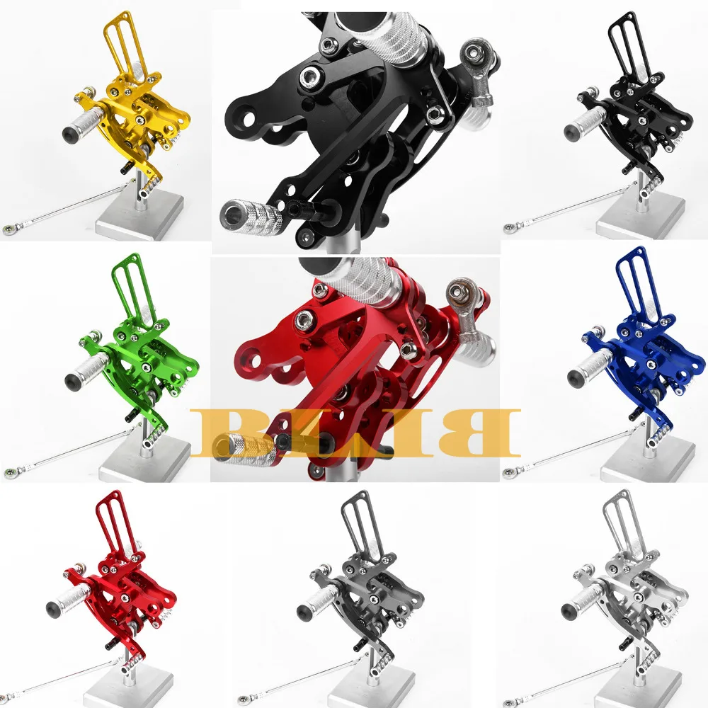 CNC Алюминиевые Подножки Rearsets задние наборы тормозной сдвиг для Honda CBR400RR NC29 1993 1999