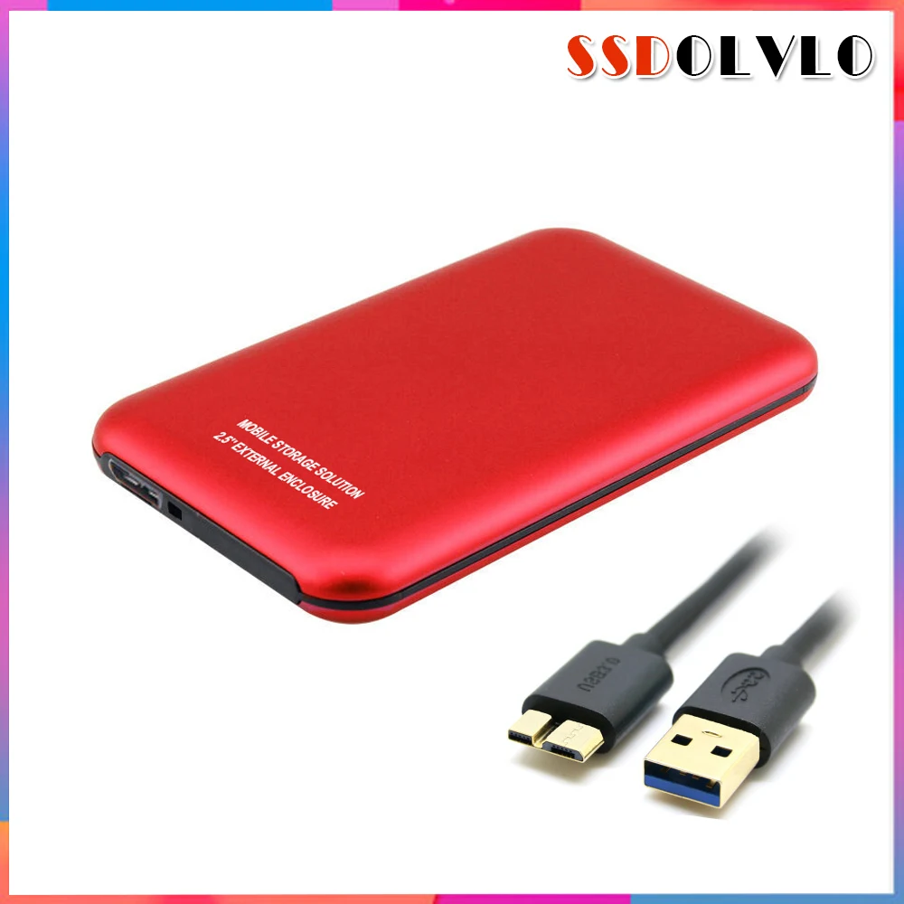 Бесплатная Винт Портативный мобильный жесткий диск box 2 5 дюймов USB3.0 Механическая