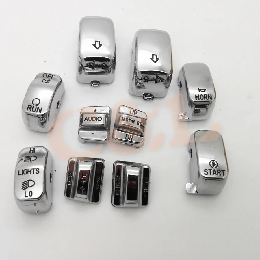 Мотоцикл хромированный резной переключатель с ручным управлением корпус кнопки