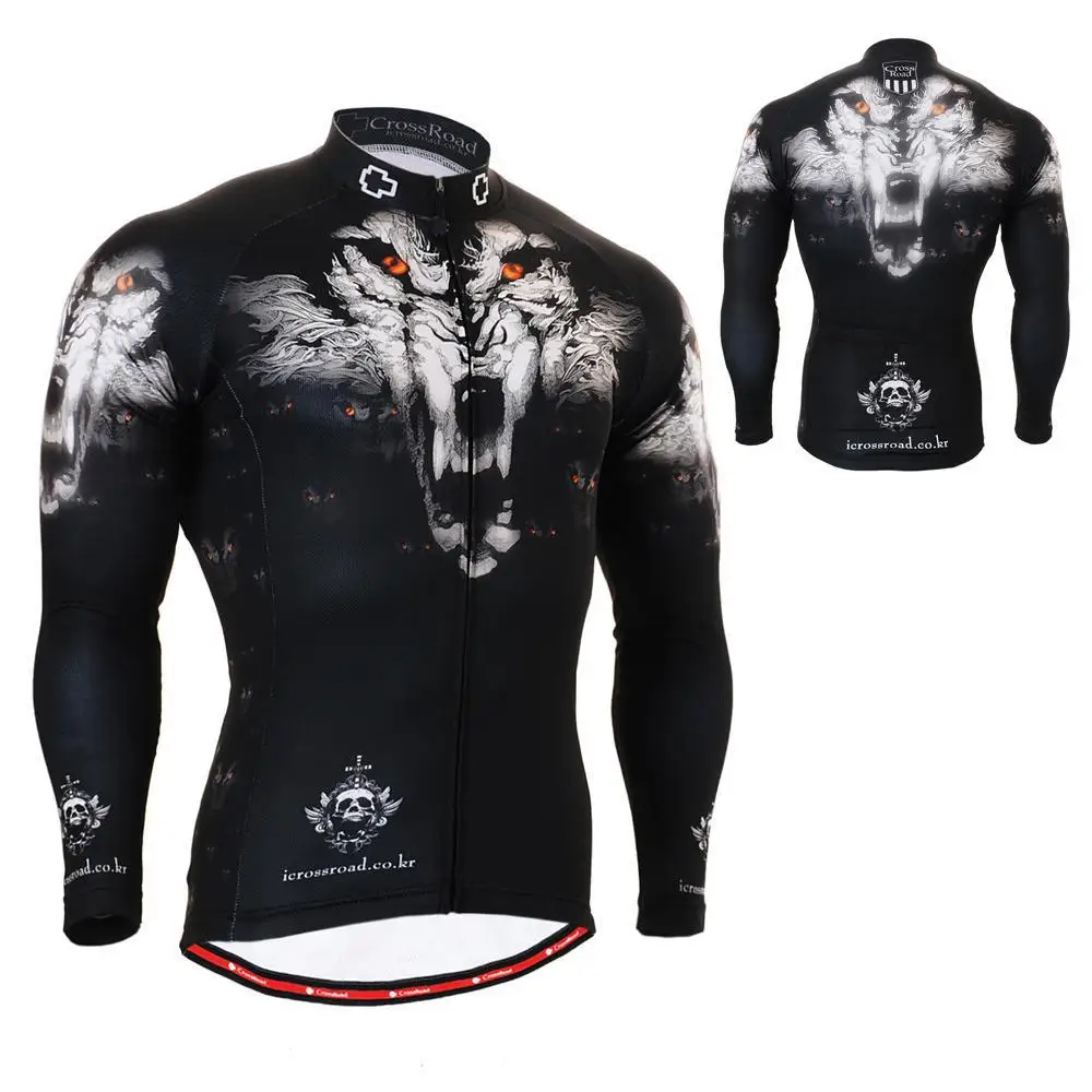 Technical Graphic Long Sleeves Cycling Jersey 4 Seasons Comfortable-fitting MTB Bike Bicycle Tops Shirts for Men | Спорт и