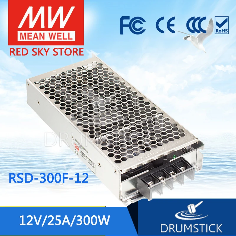 

prosperity MEAN WELL RSD-300F-12 12V 25A meanwell RSD-300 12V 300W Railway Single Output DC-DC Converter