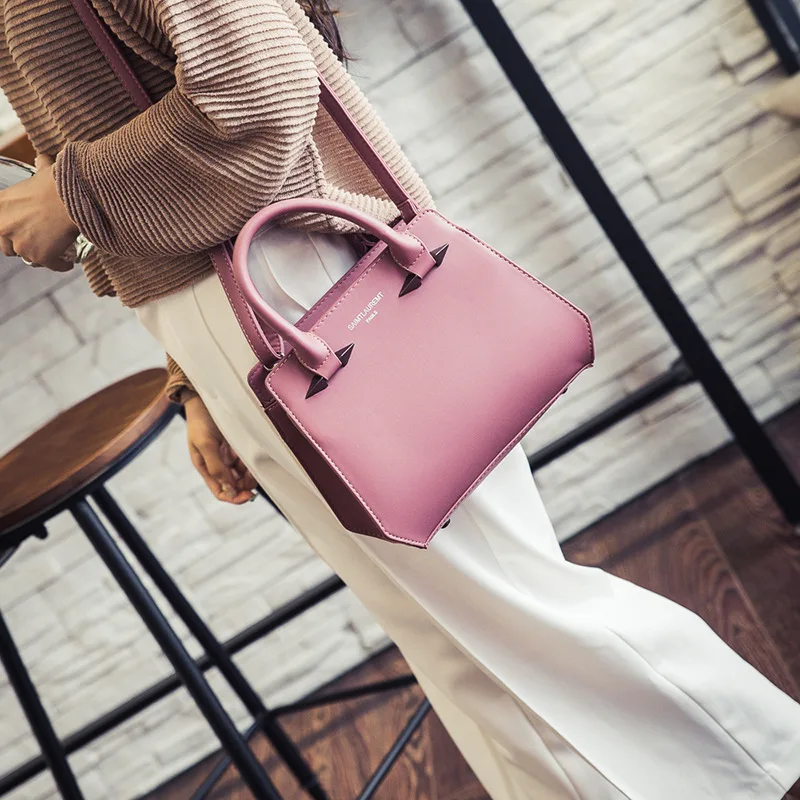 2017 Женщин Конструктора Сумка Трапеция ИСКУССТВЕННАЯ Кожа Случайный Маленький