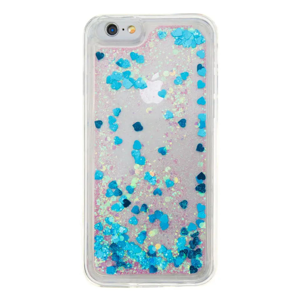 Blue DEEVOLPO, чехлы, зыбучие пески, силиконовый чехол с рисунком для huawei Honor 8 Lite P8 Lite G9 P9 Lite, чехлы для телефонов, блестящие, струящиеся, DP03Z - Цвет: Blue