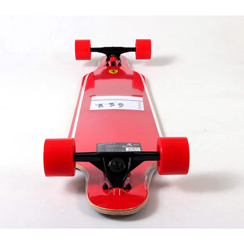 Ferrari long board one metter двойной рокер скейтборд для взрослых четырехколесный