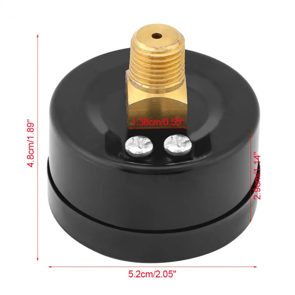 Манометр 0 30 дюймов рт. Ст. 50 мм с двойной шкалой|vacuum pressure gauge|pressure gaugepressure gauge meter |