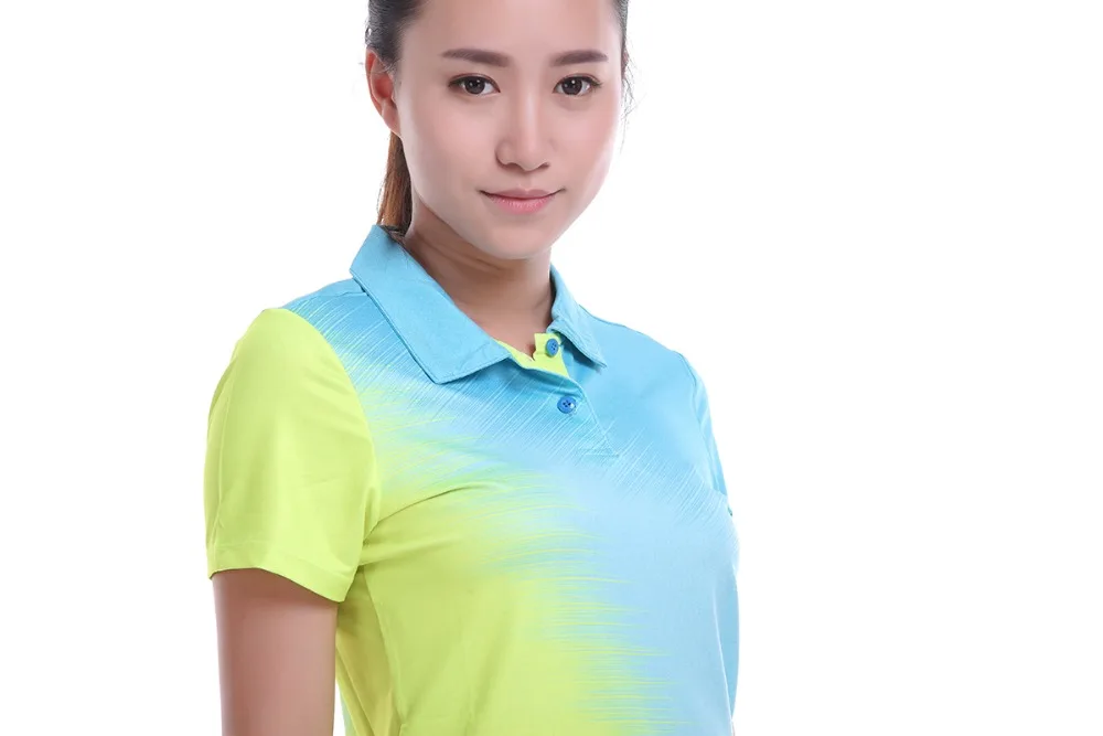 Новый спортивный бадминтон одежда теннис рубашка Для женщин/Для мужчин