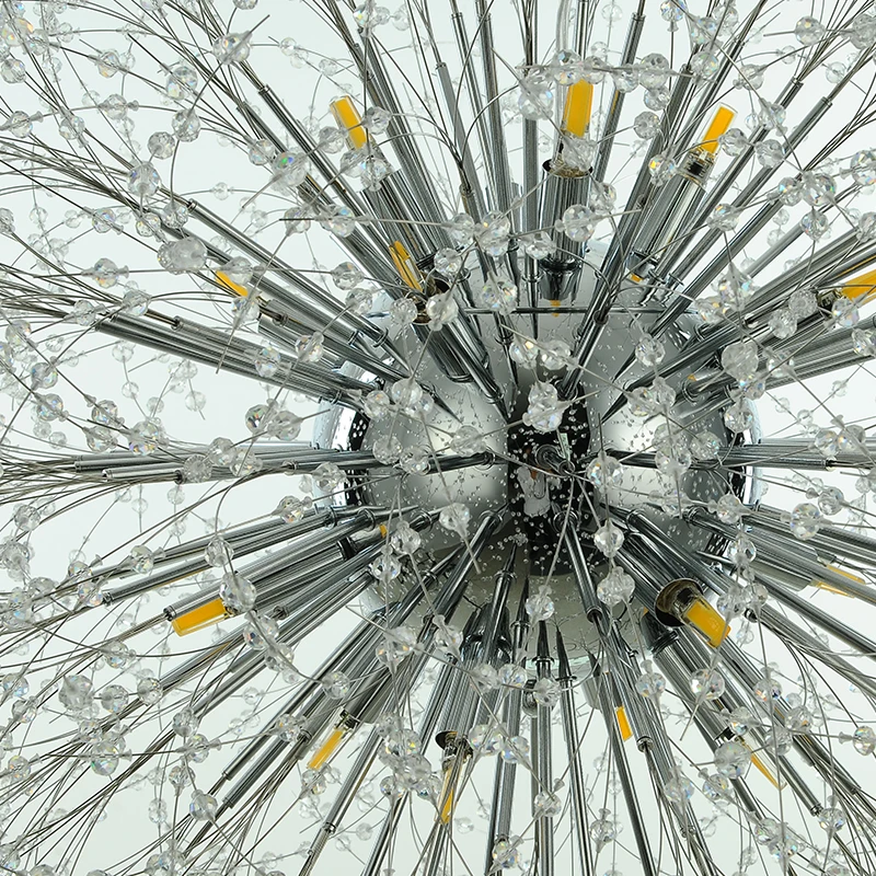 Современная люстра в форме одуванчика свет 60 см хрустальные люстры de sala janta