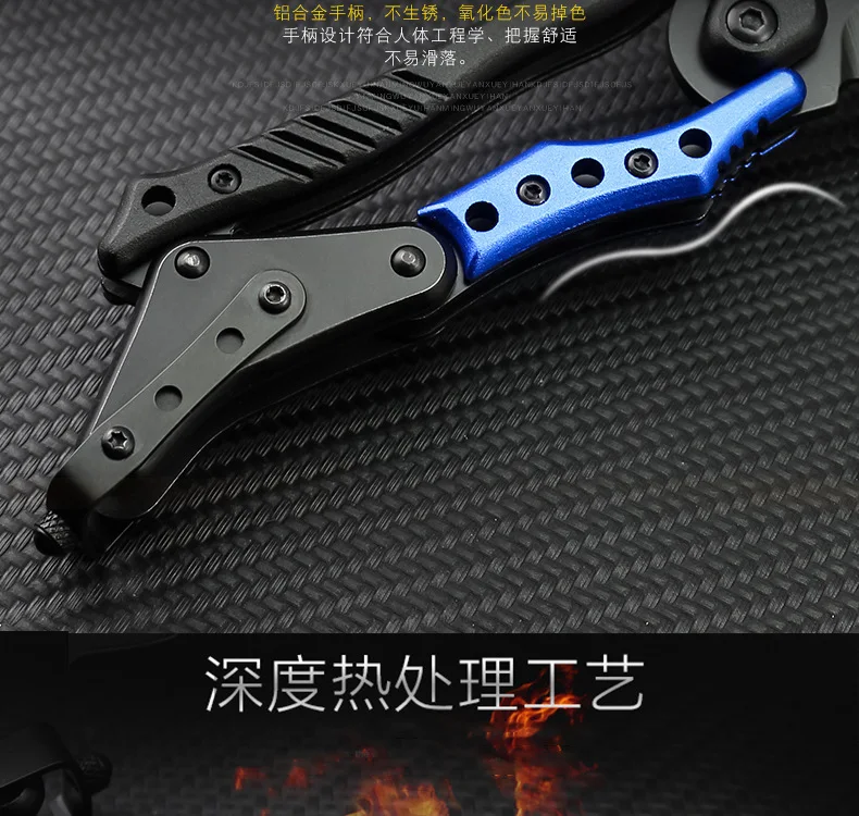 karambit складной карманный нож из нержавеющей стали Портативный счетчик удара механический коготь нож Тактический спасательный резак