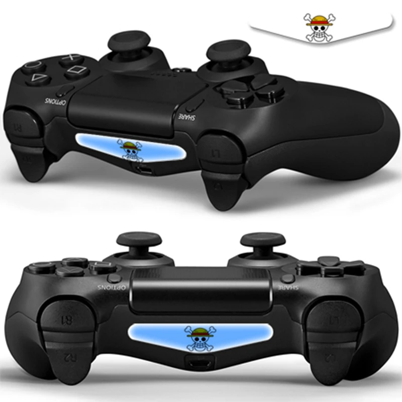 1 пара мультяшный кожаный светильник стикер s светодиодный PS4 для Playstation 4