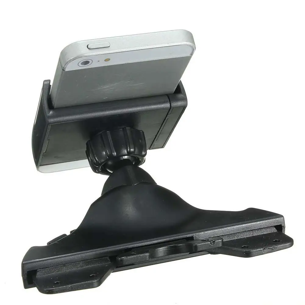Автомобильный держатель для телефона с разъемом CD поворот на 360 градусов iPhone samsung