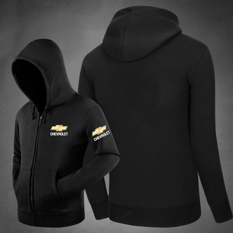 Мужские толстовки с капюшоном для Chevrolet Мужская толстовка худи повседневные пальто с длинными рукавами спортивный костюм пуловеры