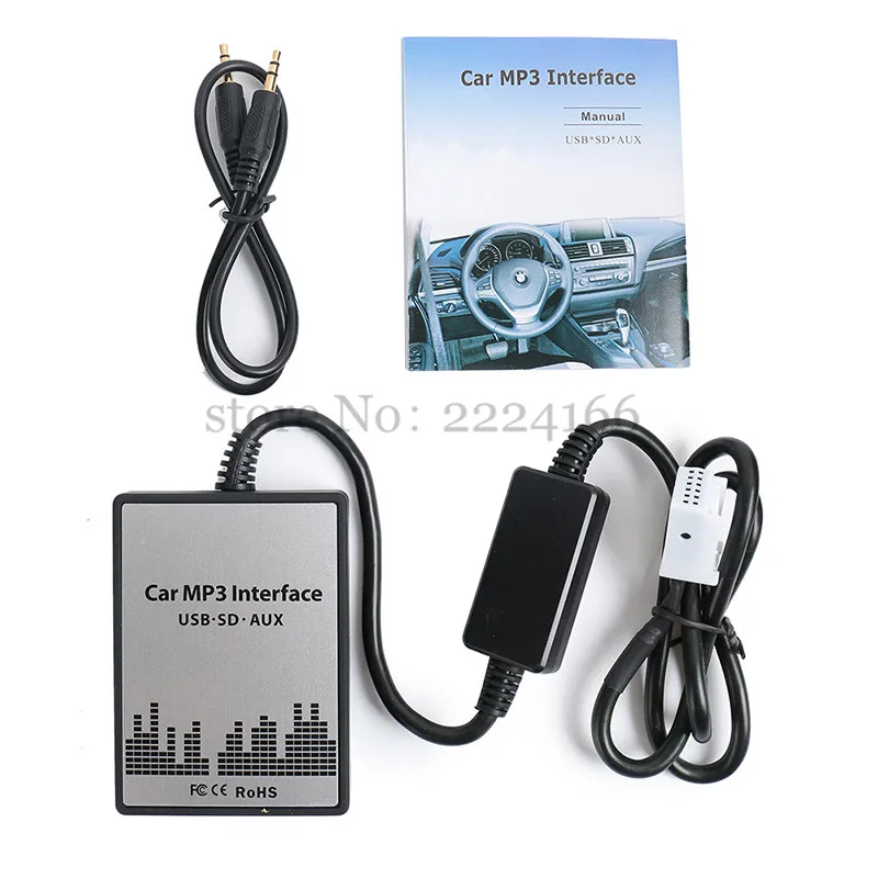 USB SD AUX Автомобильный MP3 музыкальный плеер адаптеры смена CD машины для Peugeot 207 307 607