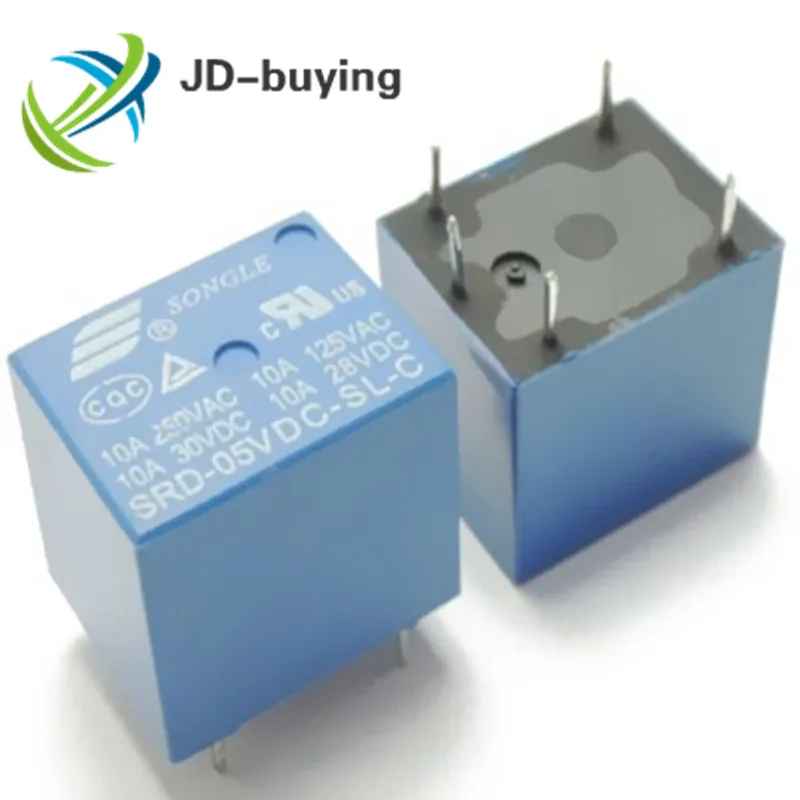 50 шт./лот реле SRD-03VDC-SL-C SRD-05VDC-SL-C SRD-06VDC-SL-C 3В 5В 6В 9В 10А 250В 5PIN T73 | Обустройство дома