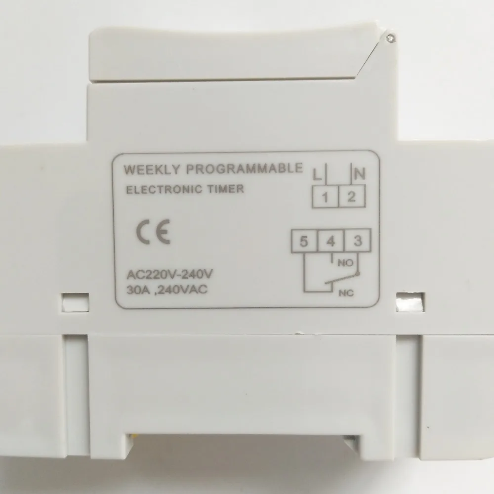 10 шт. CE RoHS 30Amp THC15A ежедневный/Еженедельный программируемый din рейка цифровой