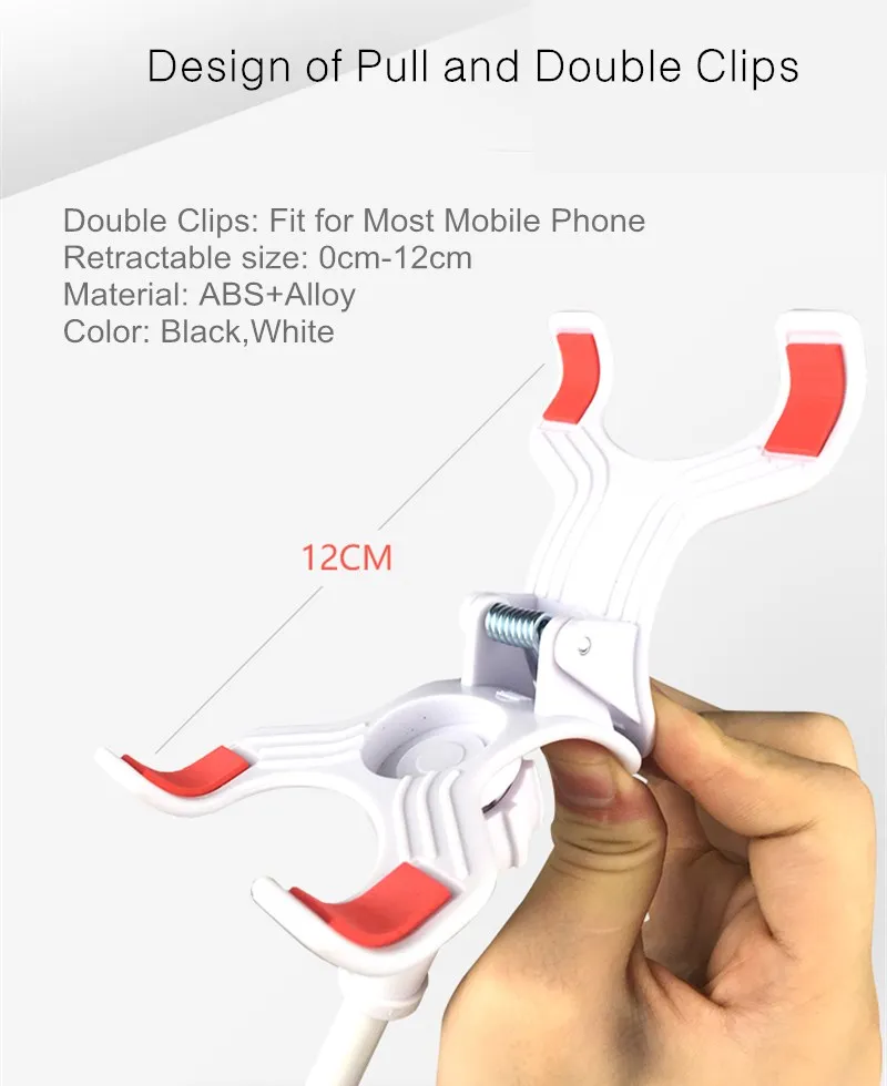 Szysgsd ленивый телефон подставка держатель Гибкая стол кровать для iphone 8 x