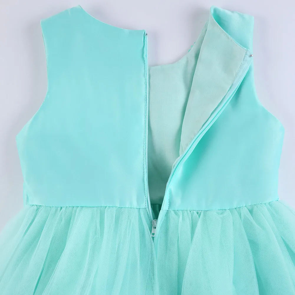 2019 Летнее Детское платье для девочек на свадьбу нарядные вечерние платья