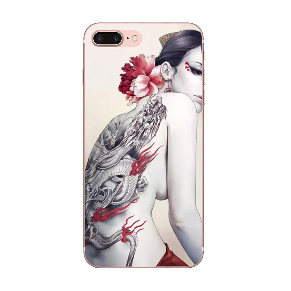 Уникальная Сексуальная Татуировка соблазнительная для Xiaomi Note 3 Bad Girl 4 Mi3 Mi4 Mi4C Mi4i Mi5