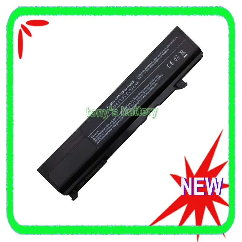 Аккумулятор 5200 мАч для Toshiba Tecra A10 A2 A3X A9 M10 M2 M3 M5 M5L M6 M9 R10 PA3356U-1BRS PA3357U-1BAS PABAS049 |