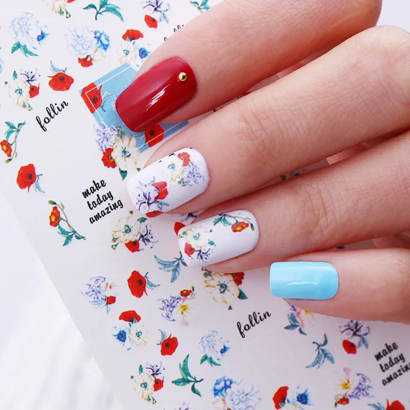 Графический переводный стикер с цветами и водой что делает вас более стикерами