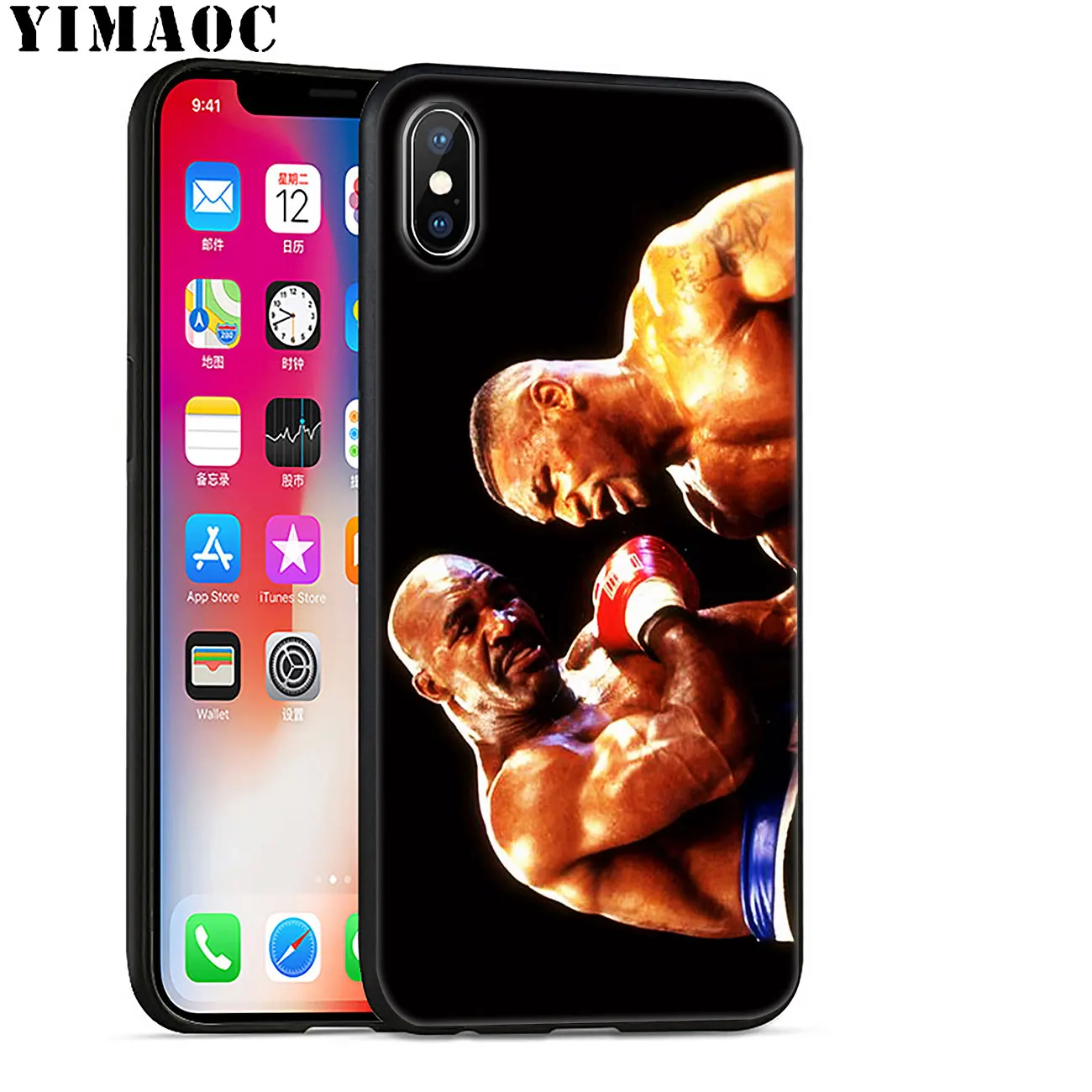 Мягкий силиконовый чехол YIMAOC Mike Tyson punch для iPhone 11 Pro XS Max XR X 6 6S 7 8 Plus 5 5S SE 10 из ТПУ с