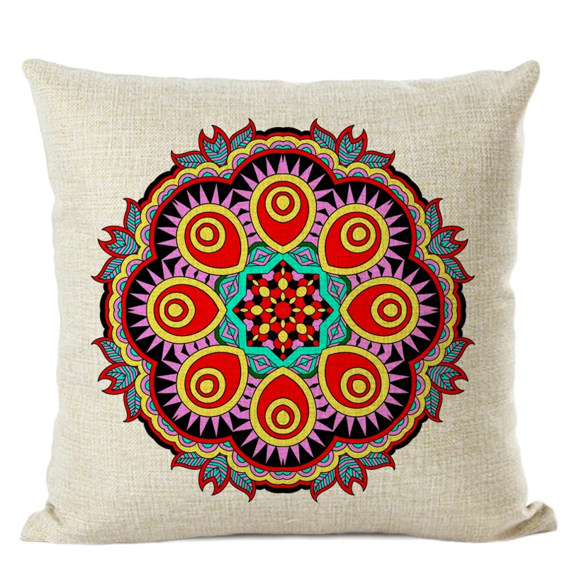 Набор разноцветных чехлов для подушек наволочки в скандинавском стиле украшения