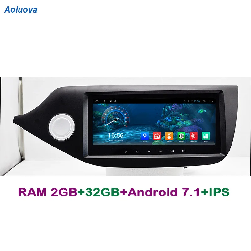 Aoluoya IPS RAM 2 ГБ + 32 Android 7 1 автомобильный DVD GPS плеер для KIA CEED 2013 2014 2015 радио навигация