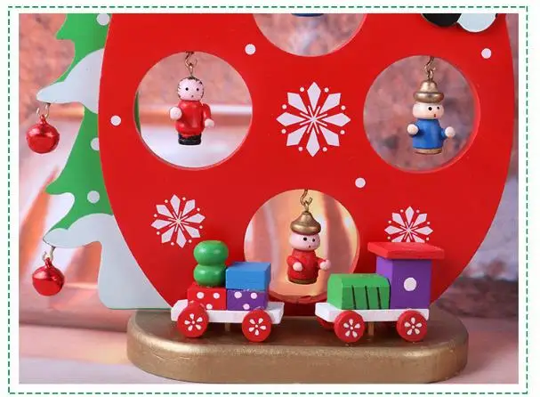 Деревянные рождественские украшения navidad decoraciones Рождественский подарок 2017 envio