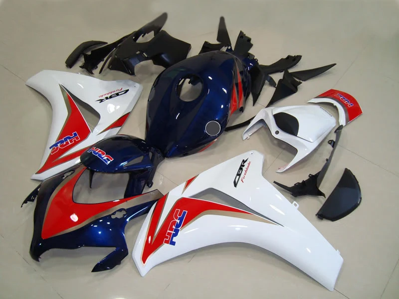 Комплект обтекателей под давлением для HONDA CBR1000RR 08 09 10 11 CBR 1000RR 2008 2009 2011 ABS белый