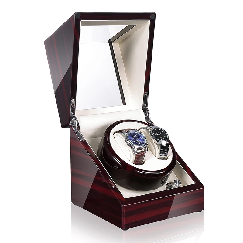 

Time partner watch winders for automatic watches Luxury wooden watch shaker Gift box