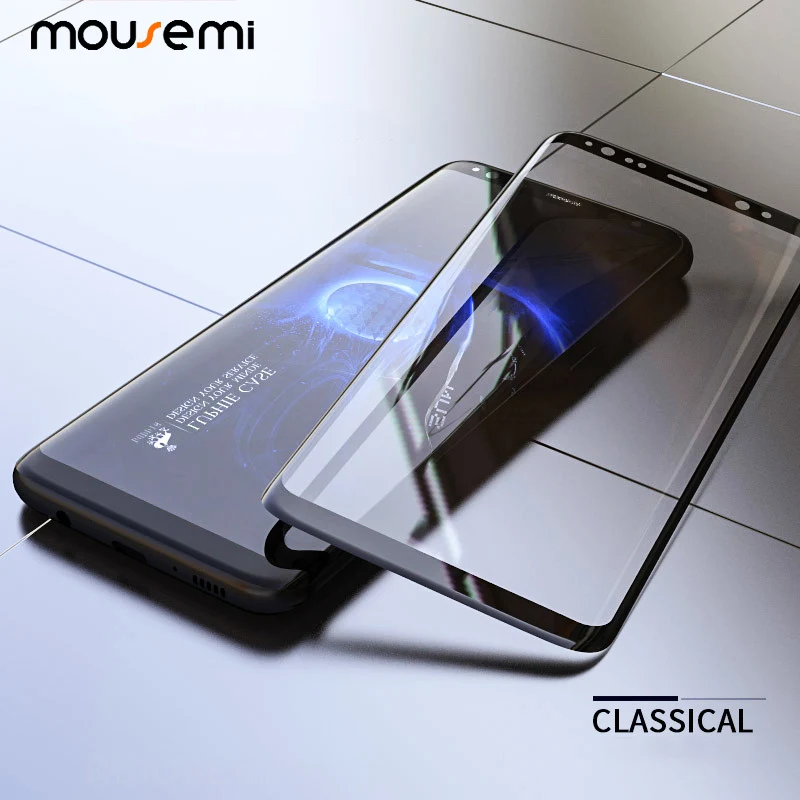 MOUSEMI закаленное стекло для Samsung Galaxy S8 Plus S6 S7 Edge 3D полное изогнутое Защитное Note 8 9 Glass