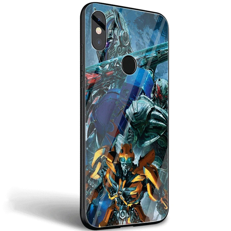 Cell Phone Case Glass Transformers For Xiaomi Mi 8 Lite A1 A2 5X 6X 9 Redmi Note 5 6 7 Pro 6A 4X Pocophone F1 Cover | Мобильные